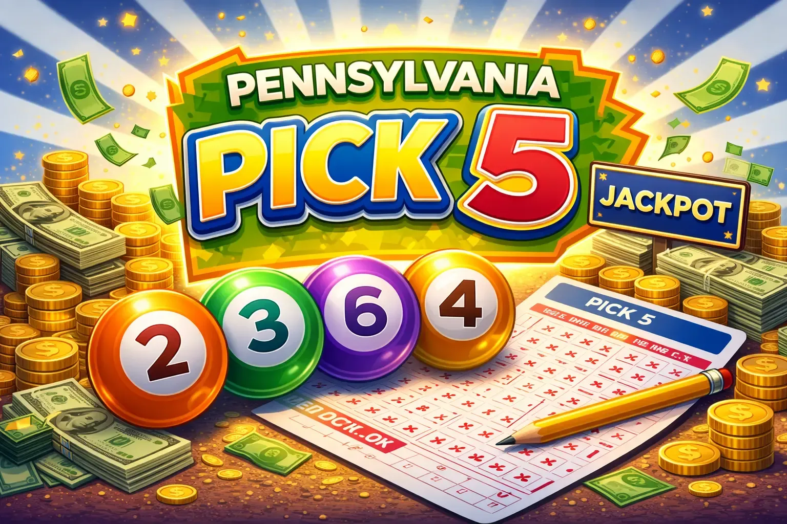 Pennsylvania Pick 5 lottery image